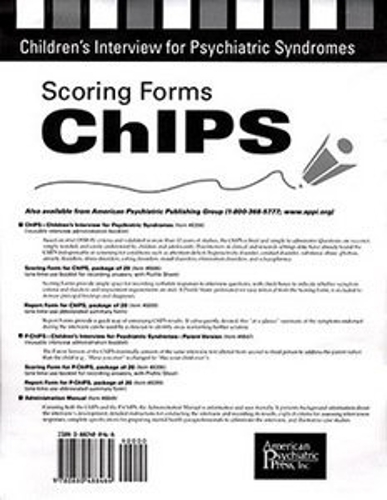 Scoring Forms for ChIPS