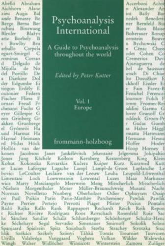 Psychoanalysis International, V.1