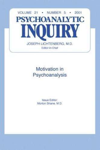 Motivation and Psychoanalysis