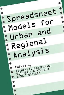 Spreadsheet Models Urb & Reg Analy