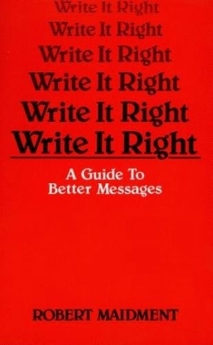 Write It Right