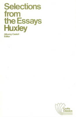 Selections from the Essays