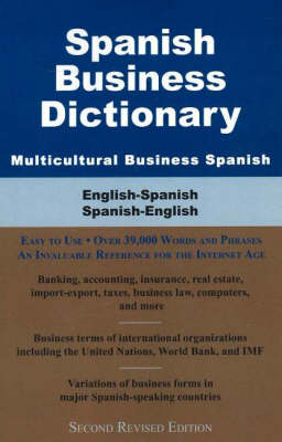 Spanish Business Dictionary, Multicultural Business Spanish