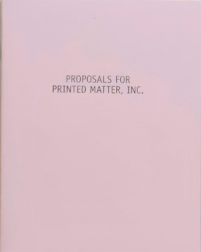 Proposals for Printed Matter