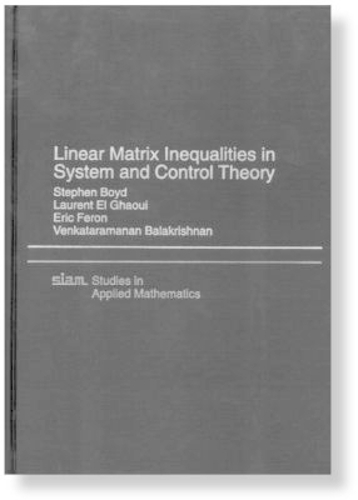 Linear Matrix Inequalties in System and Control Theory