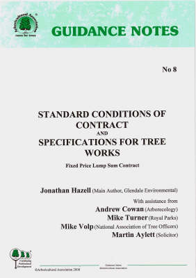 Standard Conditions of Contract and Specifications for Tree Work