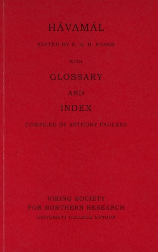Hávamál with Glossary and Index
