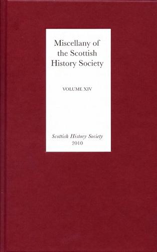 Miscellany of the Scottish History Society, volume XIV