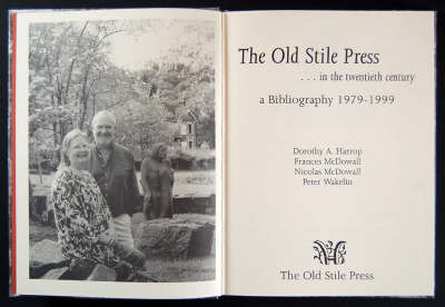 The Old Stile Press in the Twentieth Century