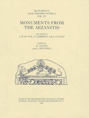 Monumenta Asiae Minoris Antiqua: Monuments from the Aezanitis v. 9