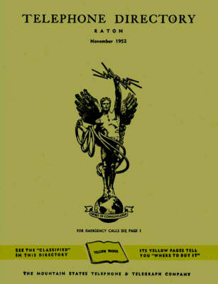 Raton Telephone Directory 1952