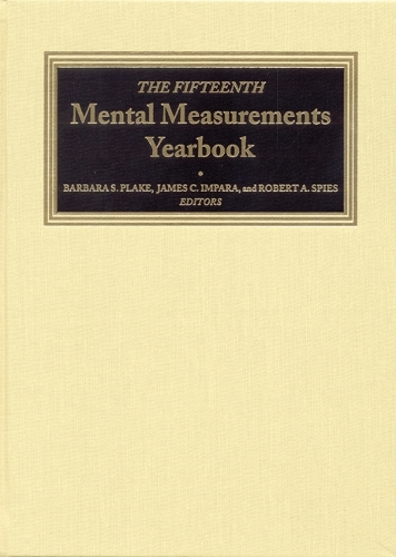 The Fifteenth Mental Measurements Yearbook
