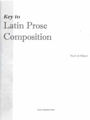 Key to Latin Prose Composition