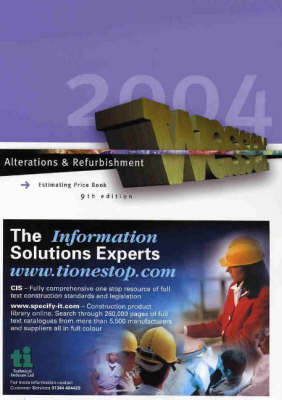 Wessex Alterations & Refurbishment Estimating Price Book