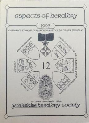 The Journal of the Yorkshire Heraldry Society 1998