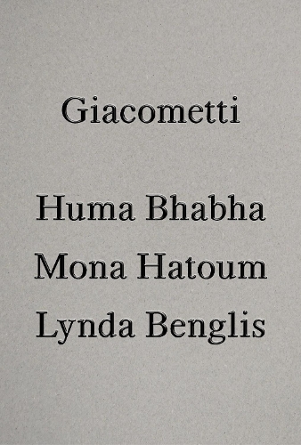 Encounters: Giacometti