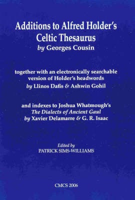 Additions to Alfred Holder's Celtic Thesaurus by Georges Cousin
