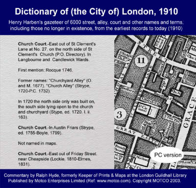 Dictionary of (the City Of) London, 1910