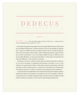 Dedecus