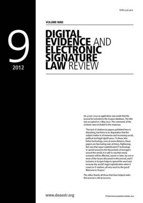 Digital Evidence and Electronic Signature Law Review