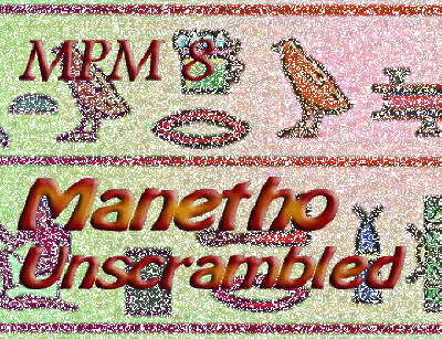 Manetho's Chronology Restored