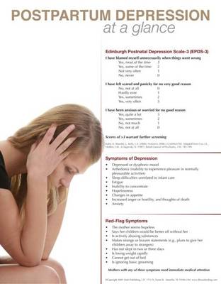 Postpartum Depression at a Glance Poster