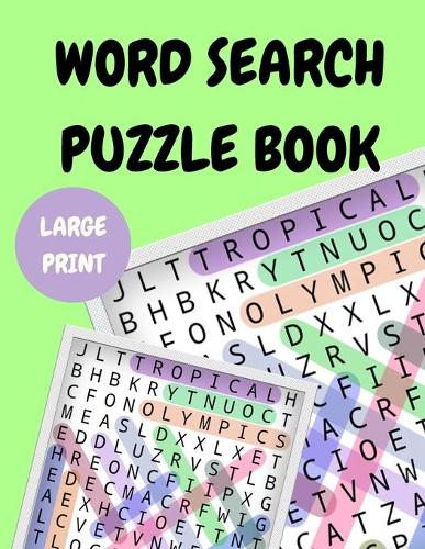 Word Search Puzzle Book Large Print