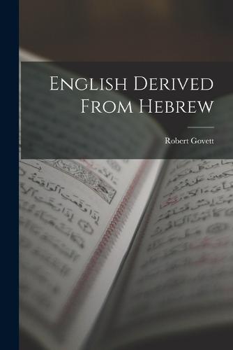 English Derived From Hebrew