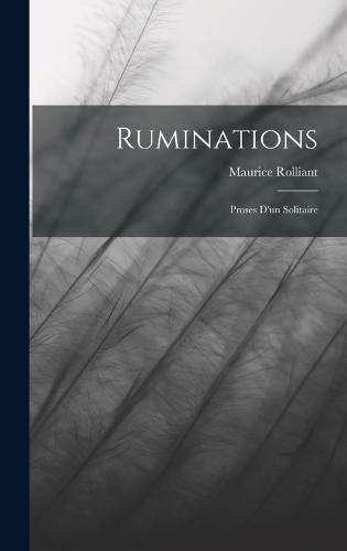 Ruminations