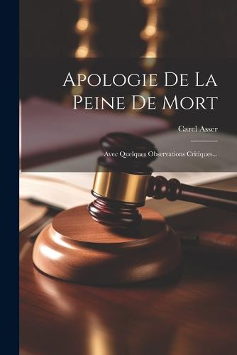 Apologie De La Peine De Mort