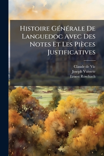Histoire GÃ(c)nÃ(c)rale De Languedoc Avec Des Notes Et Les Pièces Justificatives