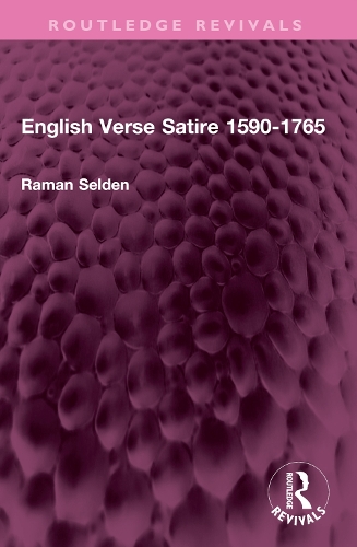 English Verse Satire 1590-1765