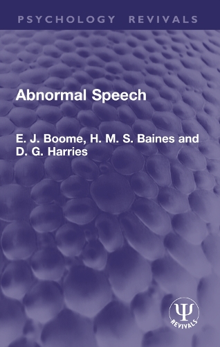 Abnormal Speech
