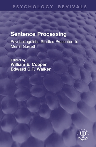 Sentence Processing