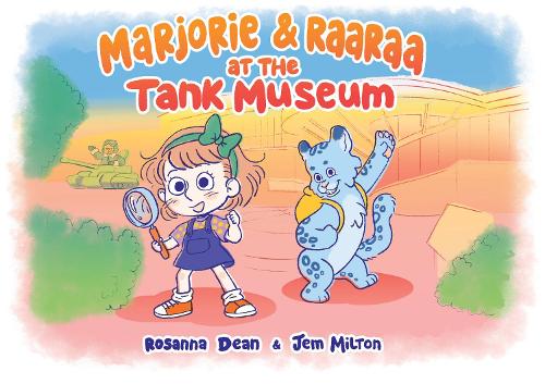 Marjorie and RaaRaa at The Tank Museum
