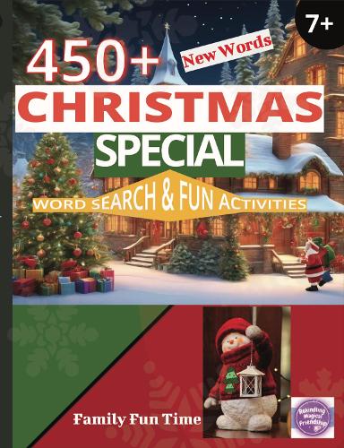 450+ New Words - Christmas Special Word Search & Fun Activities - 7+ - Family Fun Time