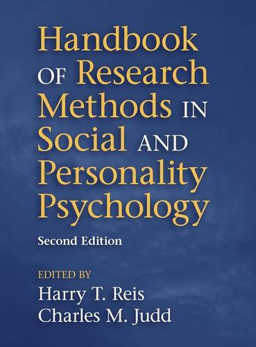Handbook of Research Methods in Social and Personality Psychology