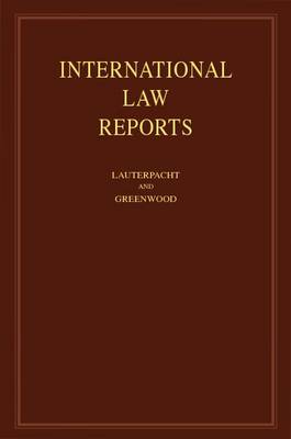 International Law Reports: Volume 146