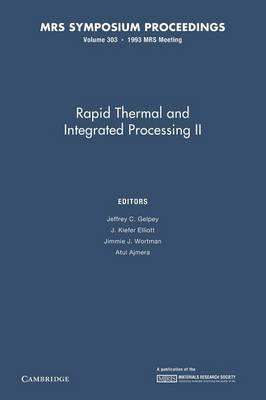 Rapid Thermal and Integrated Processing II: Volume 303