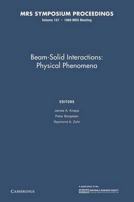 Beam-Solid Interactions: Volume 157