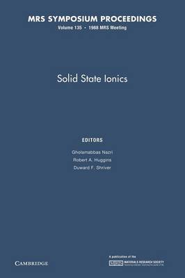 Solid State Ionics: Volume 135