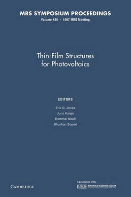 Thin-Film Structures for Photovoltaics: Volume 485: Volume 485
