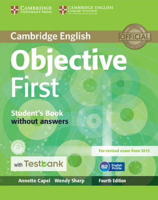 Objective First Student's Book Without Answers With Cd-Rom With Testbank Size 24