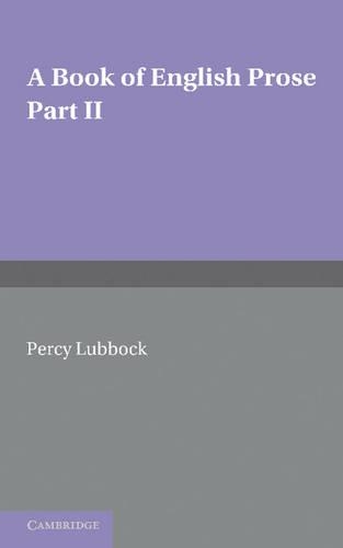 A Book of English Prose, Part 2