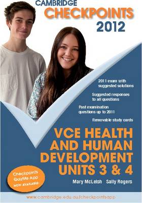 Cambridge Checkpoints VCE Health and Human Development Units 3&4 2012