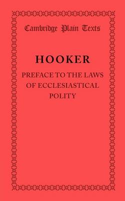 Preface to the Laws of Ecclesiastical Polity