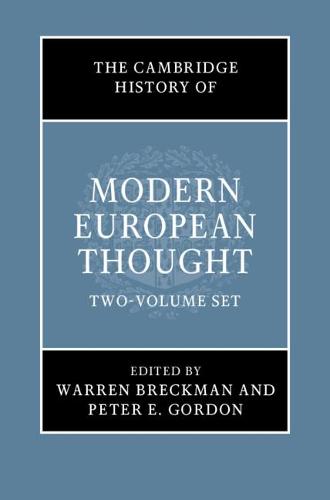 The Cambridge History of Modern European Thought 2 Volume Hardback Set