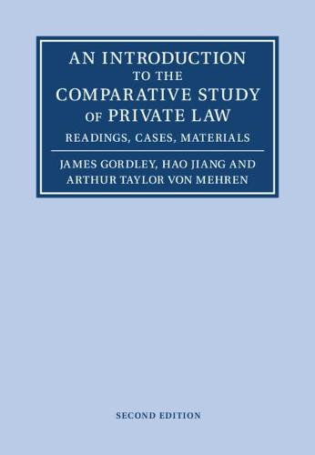 An Introduction to the Comparative Study of Private Law