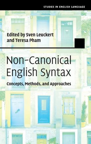 Non-Canonical English Syntax