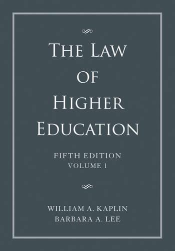 The Law of Higher Education